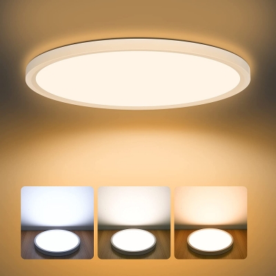 400mm簡(jiǎn)約款側(cè)發(fā)光超薄吸頂燈-單色溫/無極調(diào)光調(diào)色色溫吸頂燈